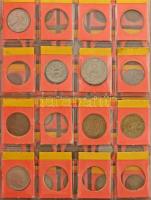 ~120db-os, 19-20. századi érmetétel használt állapotú berakó albumban T:vegyes ~120pcs coin lot, fro...