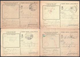 1942 9 db tábori postai levelezőlap Szőnyi Bélától Gerlóczy Gézánénak