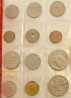 ~100db-os, 19-20. századi érmetétel 2db használt állapotú berakó albumban T:vegyes ~100pcs coin lot,...