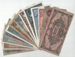 1930-1946. 10P-1.000.000.000MP (13xklf) 13db-os vegyes pengő bankjegy tétel T:F,VG