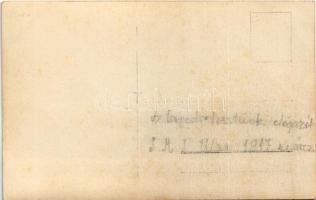 1917 SMS Ulan osztrák-magyar Huszár-osztályú rombolón eligazítás a legénység körében, matrózok / K.u...