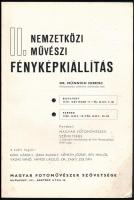 II. Nemzetközi Művészi Fotokiállítás, Budapest-Szeged, 1958. (Kiállítási katalógus). Bp., 1958, Magy...
