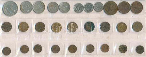 Szovjetunió 1938-1987. 1k-1R (29x) 29db-os vegyes érmetétel T:vegyes Soviet Union 1938-1987. 1 Kopeck - 1 Ruble (29x) 29pcs of mixed coin lot C:mixed