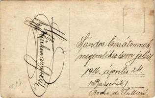 1916 Kotori Öböl, SMS Balaton az Osztrák-Magyar Haditengerészet Tátra-osztályú romboló matrózai és e...