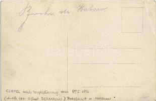 1916 Kotori öböl, SMS CSEPEL Osztrák-Magyar Haditengerészet Tátra-osztályú rombolója / K.u.K. Kriegs...