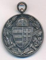 1929. "Magyar Háborús emlékérem kardokkal, sisakkal" ezüstözött, jelzett bronz kitüntetés ...