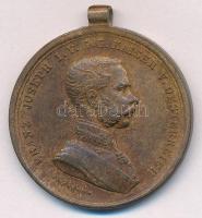 1914. Ferenc József Bronz Vitézségi Érem bronz kitüntetés mellszalag nélkül. Szign.: Tautenhayn T:XF patina Hungary 1914. Bronze Gallantry Medal (Der Tapferkeit) bronze decoration without ribbon. Sign.: Tautenhayn C:XF patina NMK 137.