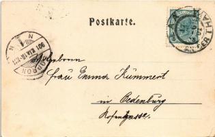 1901 Laa an der Thaya, Stadtplatz, Stadthaus und Sparcassa / square, town hall and savings bank (EK)