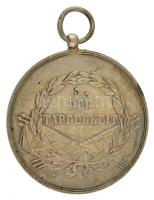 ~1870. "Ferenc József I. osztályú Ezüst Vitézségi Érem" peremén jelzett Ag kitüntetés mell...