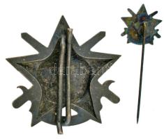 ~1970. "Katonai Haditorna (KHT)" részben zománcozott és festett Fe jelvény miniatűrrel (36...