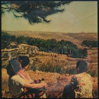 3 db izraeli hanglemez képeslap: Tel Aviv, Jerusalem Mountains, Haifa. Eredeti borítékkal. / Israeli...