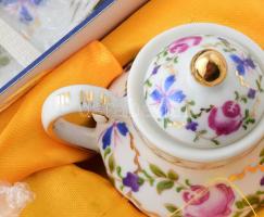 Babajáték porcelán szett, dobozában