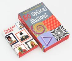 50 optical illusions + The art game kártyajátékok