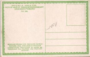 Beschiessung von Durazzo durch österr.-ung. Kreuzgeschwader. K.u.K. Kriegsmarine. Offizielle Karte f...