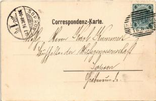 1900 Kapfenberg (Steiermark), Mürzthaler Südmarkfest zu Kapfenberg. Art Nouveau (EK)