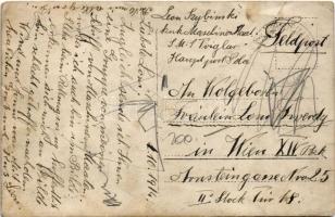 1914 SMS TRIGLAV Osztrák-magyar Haditengerészet Tátra osztályú romboló matrózai a mentőövekkel / K.u...