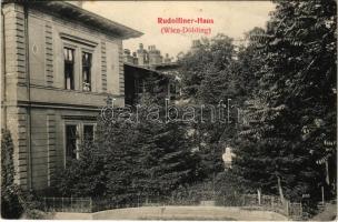 1906 Wien, Vienna, Bécs XIX. Döbling, Rudolfiner-Haus (surface damage)