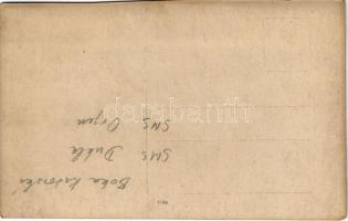 Kotori öböl, Bocche di Cattaro; SMS DUKLA és SMS ORJEN osztrák-magyar haditengerészeti rombolói a ki...