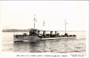 Matelot Leblanc Torpilleur 1920 (ex SMS DUKLA, K.u.k. Kriegsmarine)