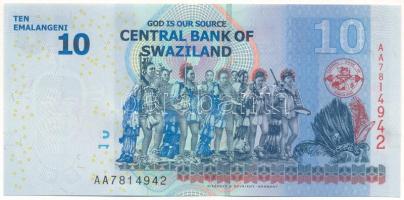 Szváziföld 2010. 10E T:UNC
Swaziland 2010. 10 Emalangeni C:UNC
Krause P#36