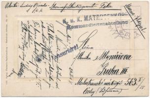 1918 K.u.K. Kriegsmarine, SMS Lacroma (ex Tiger), SMS Miramar and SMS Pelikan. Fischer No. 353. + &q...