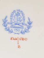 Herendi Viktória mintás (VBO) lapostányér, jelzéssel, minimális kopásnyomokkal, d: 25,5 cm