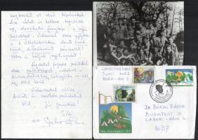 1998 Sinkovits Imre (1928-2001) színművész saját kezű levele, össz. 8 beírt oldal, a levél végén Sin...