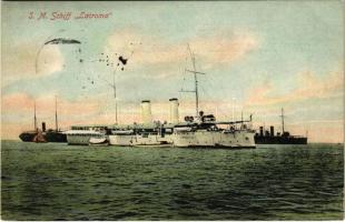 1909 K.u.K. Kriegsmarine, SMS Lacroma (ex Tiger). G. Costalunga Pola 1908.