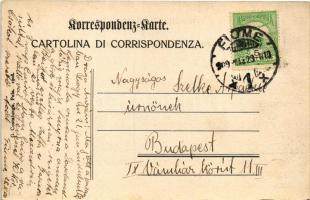 1909 K.u.K. Kriegsmarine, SMS Lacroma (ex Tiger). G. Costalunga Pola 1908