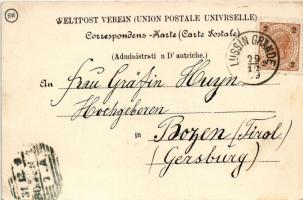 1899 (Vorläufer) Yacht Ossero K.u.K. Y. G. - K.u.K. Kriegsmarine Dampfyacht (Stationsschiff) / / SMS...