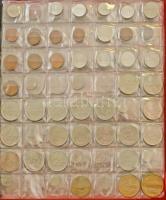 ~500db-os, svéd, finn, dán, norvég és izlandi érmetétel a 20. századból, használt állapotú berakó al...