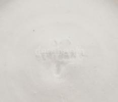 Telkibánya, 19. sz., Tál. Jelzett, pattanással, kopással, d: 22,5 cm