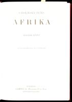 Cholnoky Jenő (1870-1950): Afrika. I-II. köt. Magyar Földrajzi Társaság Könyvtára. Bp., [1930], Lamp...