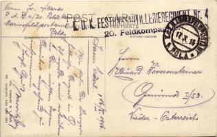 1916 K.u.k. Kriegsmarine HEARTSEASE. Phot. Alois Beer, F.W. Schrinner + "K.U.K. FESTUGSARTILLER...