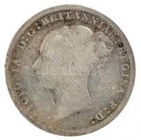 Nagy-Britannia 1885. 3p Ag "Viktória" T:3 
Great Britain 1885. 3 Pence Ag "Victoria&...