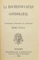 Kolligátum 8 műből, Olcsó Könyvtár és Magyar Könyvtár sorozatos és egyéb művekből. "Elmélkedése...