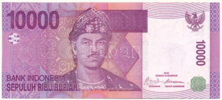 Indonézia 2009. 10.000R T:XF apró folt Indonesia 2009. 10.000 Rupiah C:XF small spot Krause P#143e