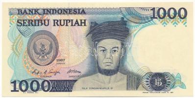 Indonézia 1987. 1000R T:UNC,AU Indonesia 1987. 1000 Rupiah C:UNC,AU Krause P#124