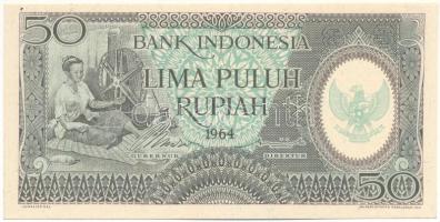 Indonézia 1964. 50R T:UNC,AU Indonesia 1964. 50 Rupiah C:UNC,AU Krause P#96