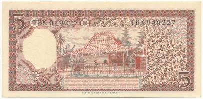 Indonézia 1958. 5R T:AU
Indonesia 1958. 5 Rupiah C:AU 
Krause P#55