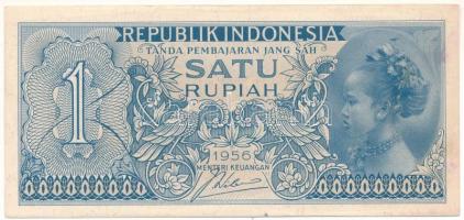 Indonézia 1956. 1R T:AU folt Indonesia 1956. 1 Rupiah C:AU spot Krause P#74