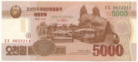 Észak-Korea 2013. 5000W &quot;Kim Ir Szen születésének 100. évfordulója&quot; emlékkiadás T:UNC North Korea 2013. 5000 Won &quot;100th Anniversary of Kim Il Sung&#039;s Birthday&quot; commemorative issue C:UNC Krause P#CS18