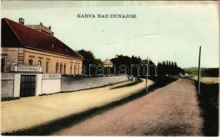 Karva, Kravany nad Dunajom; utca / street view (fa)