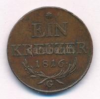 1816G 1kr Cu T:XF ph.  Huszár: 2060., Unger III.: 1406.c