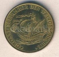 Németország DN "James Cook" Br emlékérem T:1