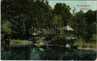 1908 Szováta, Sovata; Medve-tó. Divald Károly műintézete 23-1908. / Lacul Ursu / lake