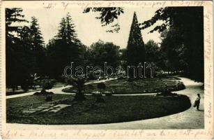 1926 Sopron, Erzsébet park, kiállítás színhelye. Schöberl Antal fényképész (kis szakadás / small tear)