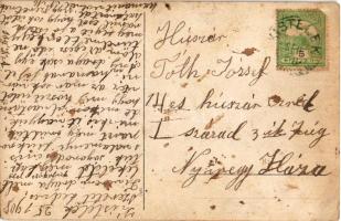 1908 Kistelek, műhely bejárata. photo (fl)