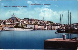 1914 Mali Losinj, Lussinpiccolo; Yacht Ul (Uhl) z Osztrák-Magyar Haditengerészeti vitorlása / K.u.K. Kriegsmarine Yacht, Besitzer Erzh. C. Stefan / Austro-Hungarian Navy yacht