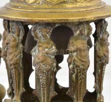 Francia gyarmatok (feltehetően) vagy Franciaország, XX. sz. első fele, Nagyméretű réz torony formájú...